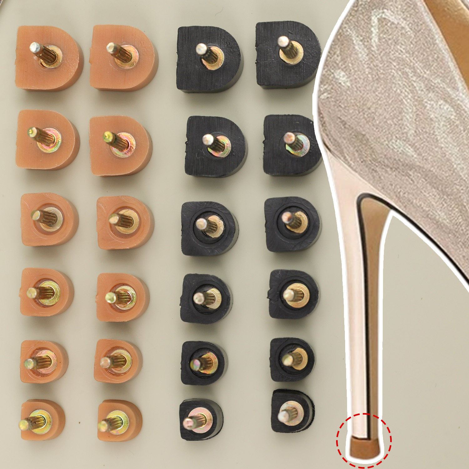 10Pcs Replacement  High Heel S - Sneaker Care Tips ulasan dan harga